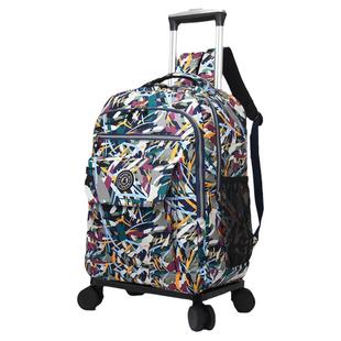 万向旅行拉杆包长短途手提轻便旅游旅行袋可拆洗拉杆背包登机包