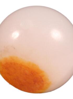 苏工精雕12mm手链配饰白玉