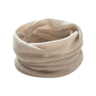 2025秋冬纯山羊绒围脖女款保暖防寒冬季护颈椎脖套男士套头小围巾