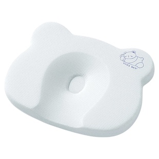 婴儿定型枕新生儿纠正头型矫正圆头偏0到6个月-3宝宝专用硅胶枕头