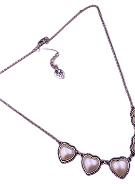 复古做旧银色浮雕动物项链蜘蛛女