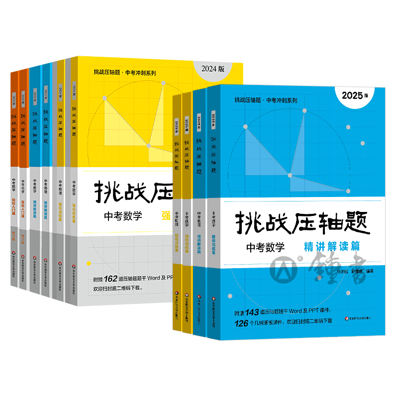 2026新版挑战压轴题中考数学物理入门篇精讲篇强化篇专项训练七八九年级必刷题初中初一二三总复习中考数学压轴题分类专项冲刺