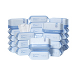 德佑纯棉柔巾婴儿干湿两用抽取式纸洗脸巾24包