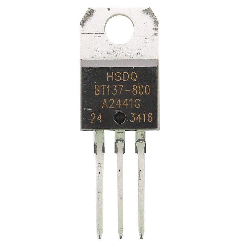 黄山芯微HSDQ BT137-800 TO-220 8A 800V 插件 双向可控硅 晶闸管