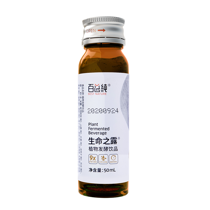 百益純生命之露后生元益生菌藥食同源植物發(fā)酵成人腸胃飲品非調(diào)理