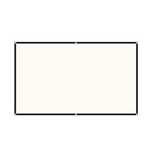 【白色新品】投影幕布免打孔自粘户外便携抗光幕布简易壁挂投影布墙光子卧室客厅办公84寸100寸120寸贴墙