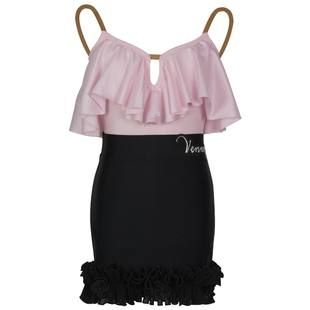 venny薇妮拉丁舞服女童舞衣上衣新款练功服高级感舞蹈服练习套装