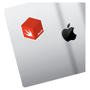 SkinAT 软件程序员贴纸 Swift, Ruby, React, Node, Unity, JS, CSS 各Web前端开发贴纸 笔记本贴 自由贴 3M