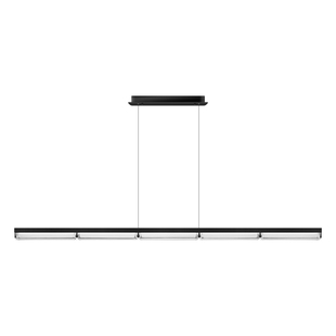 诺克青璃餐厅吊灯一字长条灯现代简约新款吧台茶室岛台饭厅餐桌灯