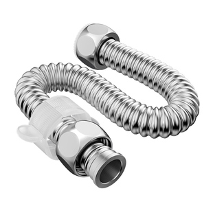 加厚304不锈钢波纹管4分家用热水器上进水管冷热高压防爆金属软管