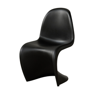 北欧潘东椅现代简约创意s椅家用设计师椅vintage美人椅塑料餐椅子