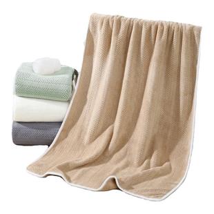 玉颜菠萝格浴巾比纯棉吸水情侣裹巾不掉毛速干家用美容院柔软毛巾