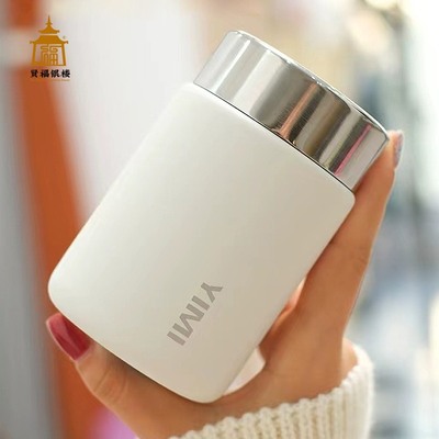 银杯子999足银内胆水杯袖珍迷你便携银茶杯男女可爱小巧随手杯