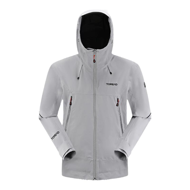 探路者GORE-TEX冲锋衣男春秋户外单层登山服防风防水戈尔徒步外套