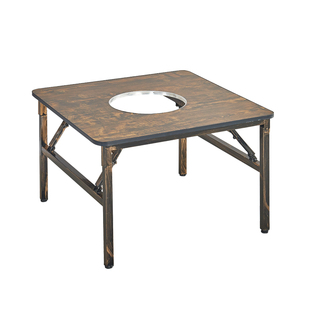 简易折叠火锅桌电磁炉非一体家用正方形经济型火锅桌出租饭桌餐桌