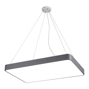 led吊灯办公室店铺简约现代理发店发廊美发灯服装店长方形吸顶灯