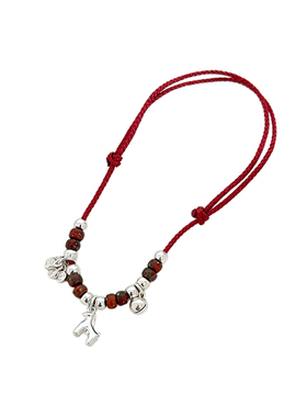 生肖马999纯银手绳女2026新年礼