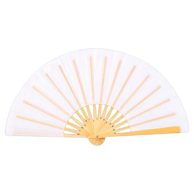 扇子折扇远山遇行舟跳舞扇子双面