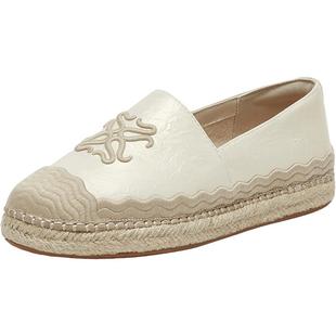 【云边芦苇】百思图25春新小香风草编渔夫鞋一脚蹬女鞋A0207AA5Z