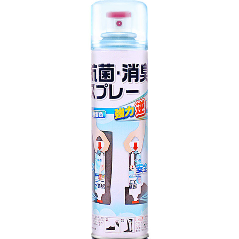日本原装进口pinole碧诺蕾杀菌去味鞋袜子喷雾剂汗脚除臭剂440ml