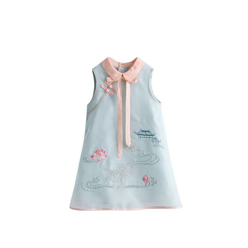汉服女童古装超仙夏旗袍裙
