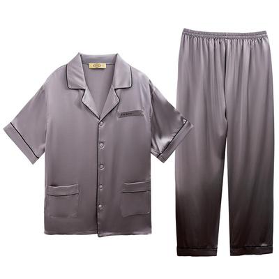 美标男士桑蚕丝19姆米重磅真丝