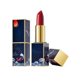 diy手工高端口红空管复古中国风招财猫故宫廷京剧磁扣口红管12.1m