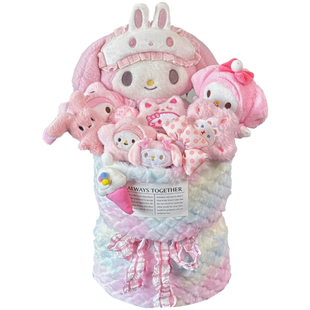 玩偶花束可爱女孩生日礼物女生闺蜜毕业创意送女友礼物毕业高级感