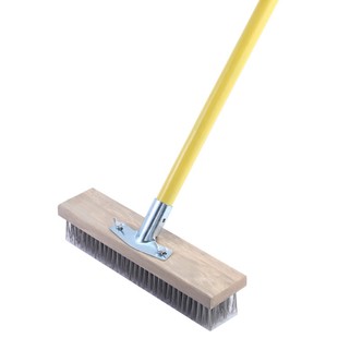 刷地刷子钢刷钢丝刷带柄铁刷子清洁刷钢丝扫帚地板刷不锈钢铁扫把