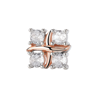 ASAPROCKY银针荆棘轻奢男女同款耳饰四钻分色高级感时尚潮流耳钉