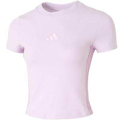 adidas阿迪达斯女子W 3S SJ BABY T运动休闲短袖T恤JE1248