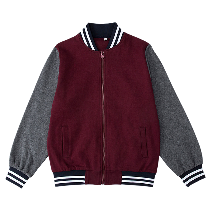 伊顿中小学生学校校服英伦枣红拉链校服棒球服运动服卫衣套装校服
