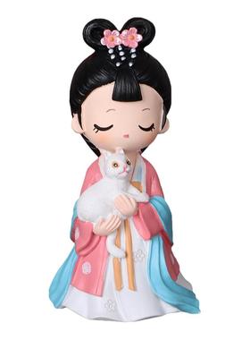 汉服古装可爱风人偶朋友小摆设