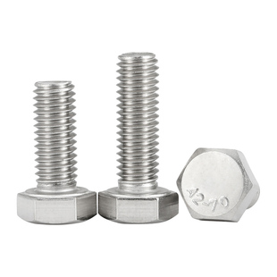 304不锈钢英美制外六角螺丝钉螺栓大全螺杆1/2-13 1/4-20 5/16-18