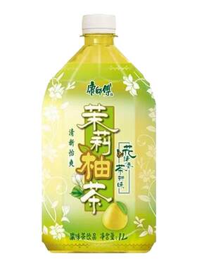 康师傅茉莉柚子茶1L装大瓶整箱畅饮果味茶饮料夏季解暑渴清香饮品