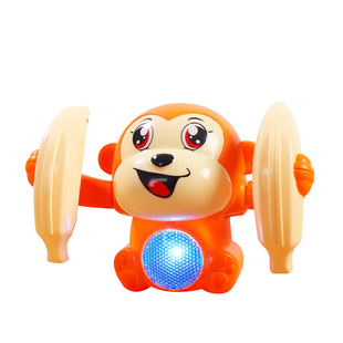 婴儿玩具0到6个月宝宝抬头练习翻滚猴子儿童0到1岁翻跟头爬行训练