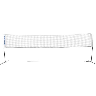 迪卡侬羽毛球快开网立柱式