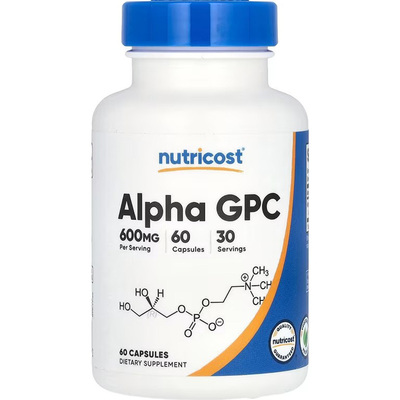 现货美国Nutricost Alpha GPC阿尔法甘油磷酰胆碱认知情绪记忆力