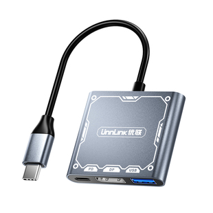typec转dp1.4转接器雷电3/4同屏8K60拓展坞外接显示器4K144高刷投屏线2K240Hz高清母口接头笔记本电脑C口扩展