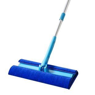 康多多家政保洁专用拖把satto家用伸缩杆平板拖把夹布洗脸巾