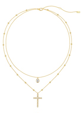 925银轻奢高级感十字架项链