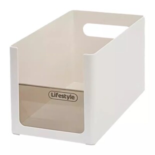 厨房橱柜缝隙极窄置物架长方形可叠放深柜收纳盒下水槽窄缝收纳筐