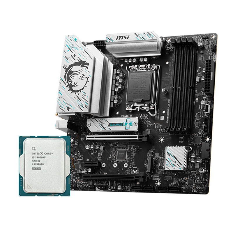 微星B760M GAMING WIFI D5搭英特尔i5 12600KF/13600KF/14600KF