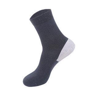 柔绵脚裂袜子男士防裂袜足裂袜足跟型脚干裂开裂袜子秋冬厚款黑色