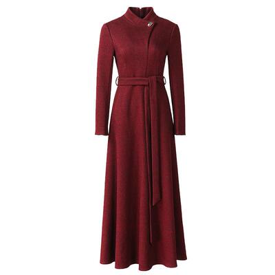 精致优雅高端气质长款连衣裙