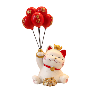 招财猫摆件家居入户门客厅电视柜酒柜玄关装饰品鞋柜乔迁新居礼品