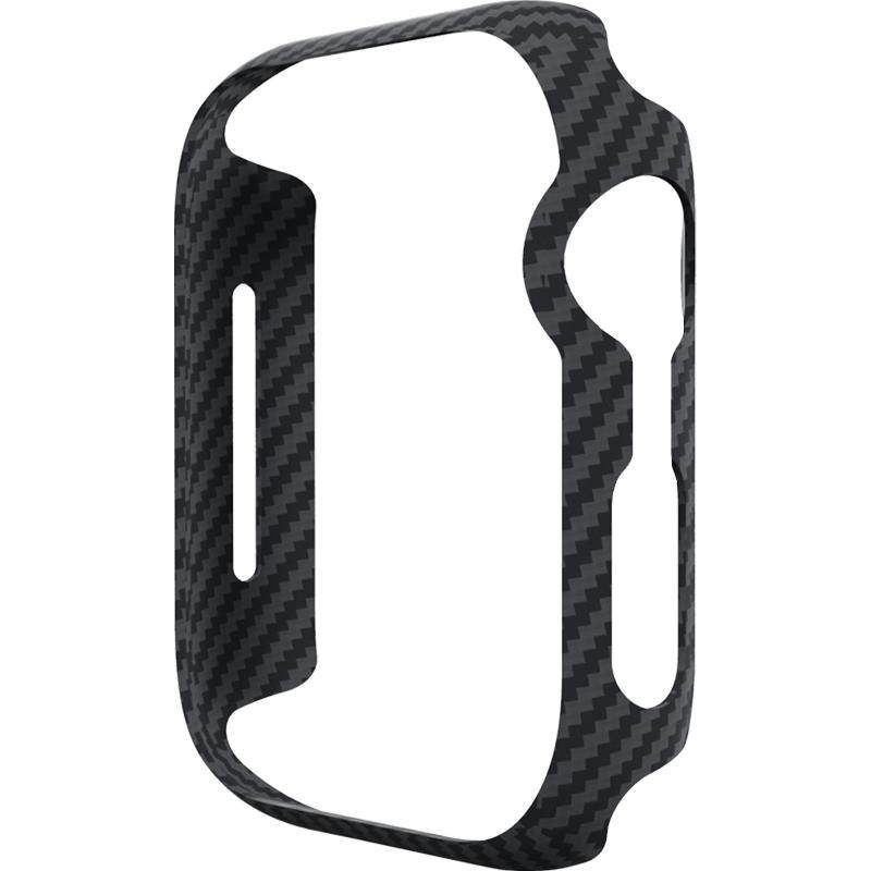 Pinkson适用iWatch苹果Serie11手表壳S10超薄8磨砂S9凯夫拉49芳纶ultra3碳纤维46mm保护套U2商务防摔高档se新