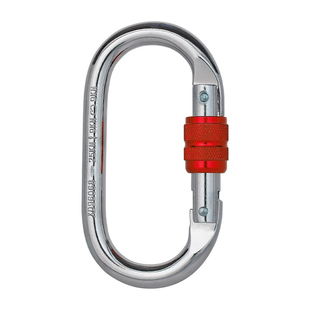 欣达户外O型攀岩主锁登山扣高空瑜伽攀岩钩安全扣钢锁具攀岩装备