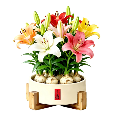 【全网热销】百合花种球水培