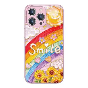适用iPhone14promax手机壳彩虹苹果13pro幸运iPhone16新款17/15plus多巴胺11夏天12mini向日葵7艺术xr玻璃pro